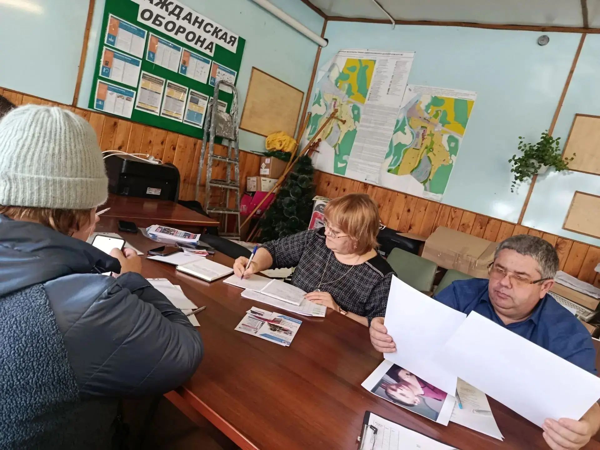 Прием граждан в п. Шумский